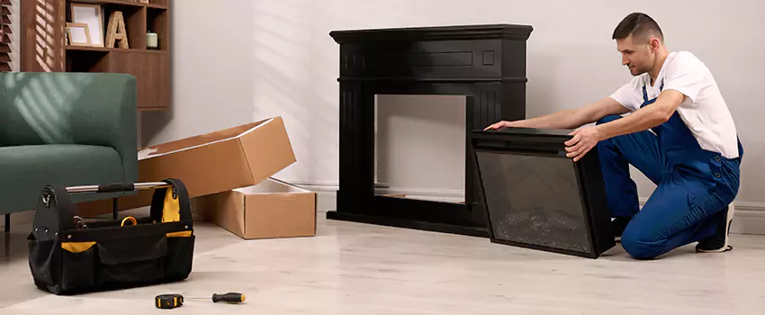Old Rusted Metal Fireplace Repair And Replacement in Independence, KY